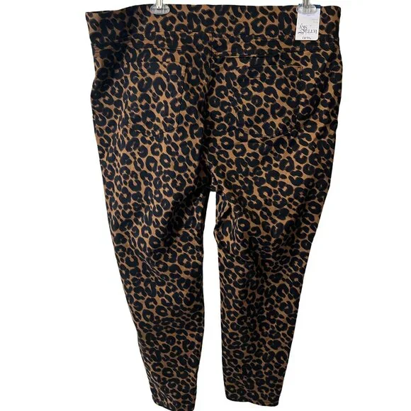 2 Pants Terra & Sky Women's High Rise Fitted Leggings & Skinny Mid-Rise JEGGING - Picture 6 of 8